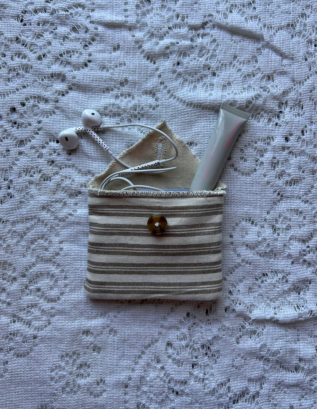 Striped Pouch