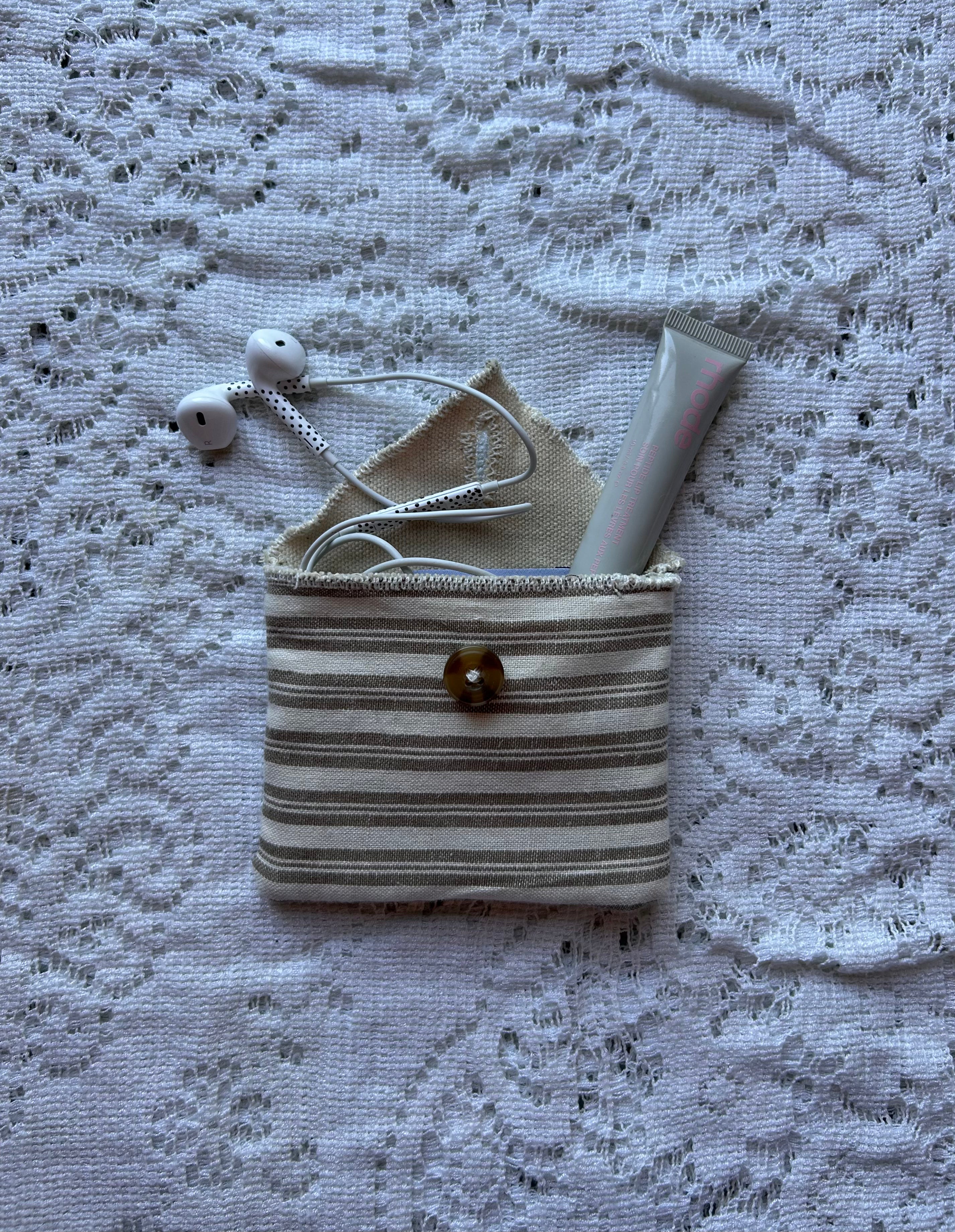 Striped Pouch